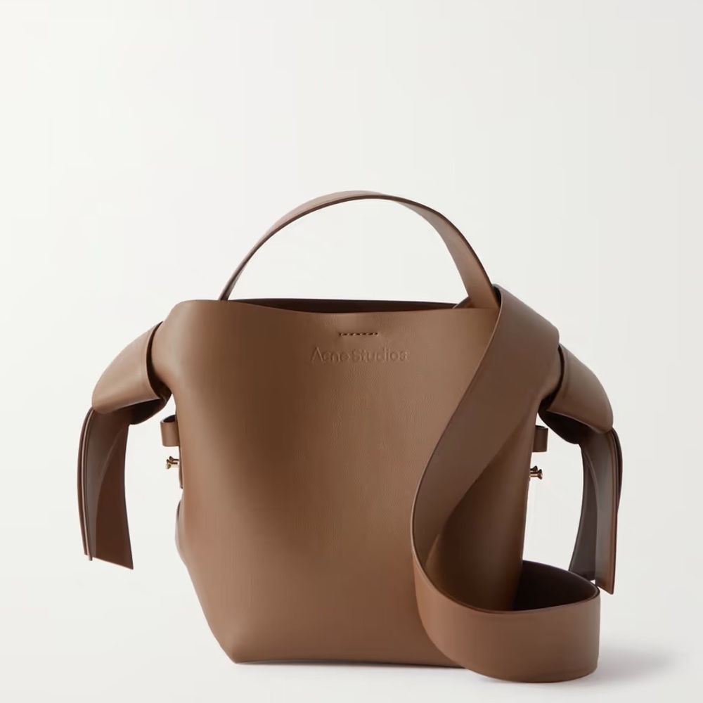 Acne Studios Musubi mini knotted leather shoulder bag